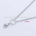 2.6mm 24" wholesale stainless memory lockets chains, fashion necklace designs 2015